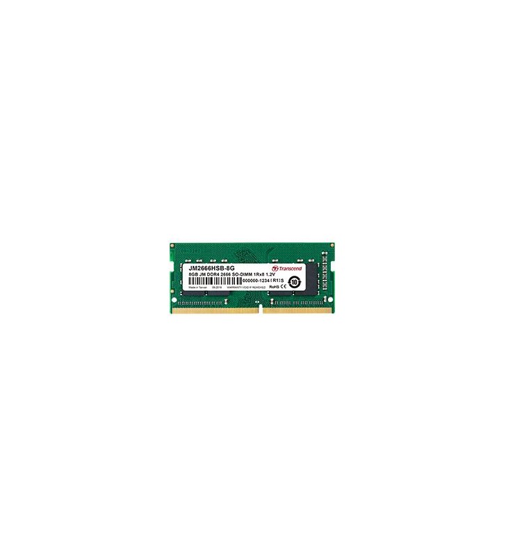 TRANSCEND 16GB JM DDR4 2666Mhz SO-DIMM 1Rx8 2Gx8 CL19 1.2V