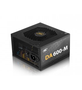 SURSA DeepCool 600W (real), modulara, fan 120mm PWM, 80 PLUS &amp max 85% eficienta, 2x PCI-E (6+2), 5x S-ATA "DA600-M"