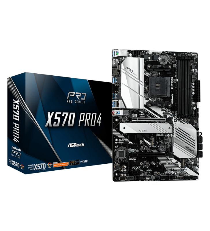 X570 PRO4 AM4 4 DDR4/IN