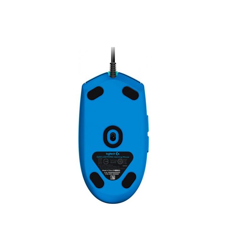 G203 LIGHTSYNC GAMING MOUSE/BLUE EMEA IN