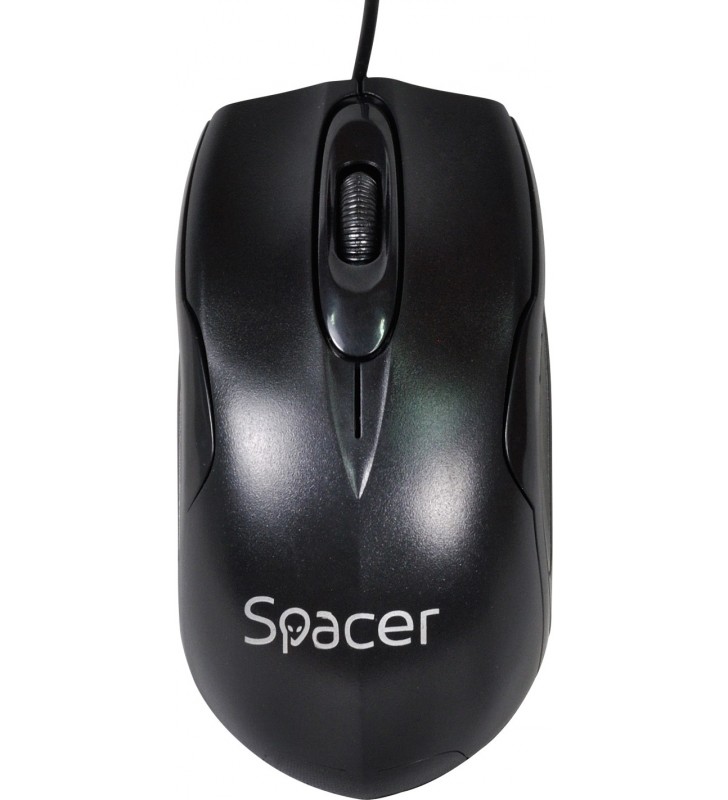 KIT wired SPACER USB, tastatura multimedia "SPKB-169" + mouse optic "SPMO-M11", black, "SPDS-1691" (include timbru verde 0