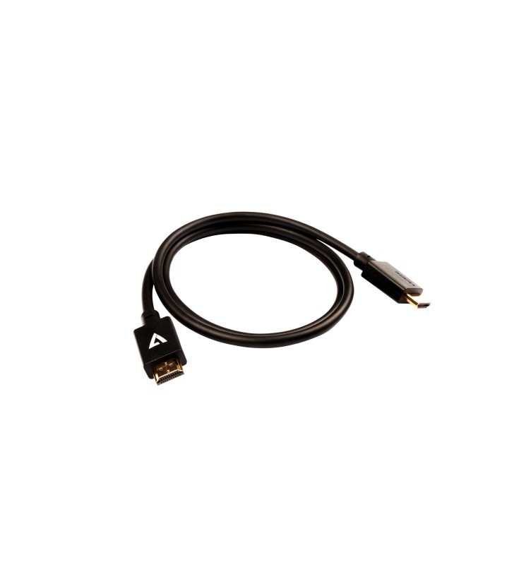 V7 V7HDMIPRO-1M-BLK cablu HDMI HDMI Tip A (Standard) 2 x HDMI Type A (Standard) Negru