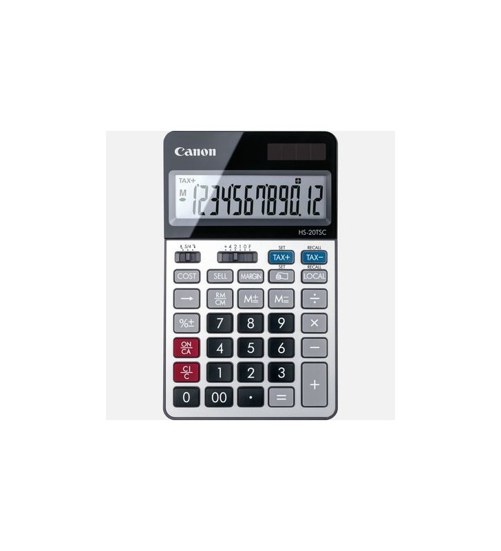 Canon HS-20TSC calculator Spaţiul de lucru Calculator financiar Negru, Argint