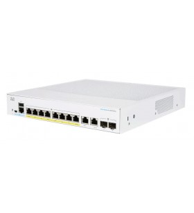 CBS250 SMART 8-PORT GE/PARTIAL POE EXT PS 2X1G COMBO IN