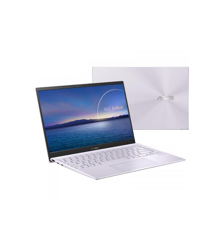 Notebook Asus ZenBook 14 UM425IA, FHD, Procesor AMD Ryzen™ 5 4500U (8M Cache, up to 4.0 GHz), 8GB DDR4, 512GB SSD, Radeon, Win 10 Home, Lilac Mist