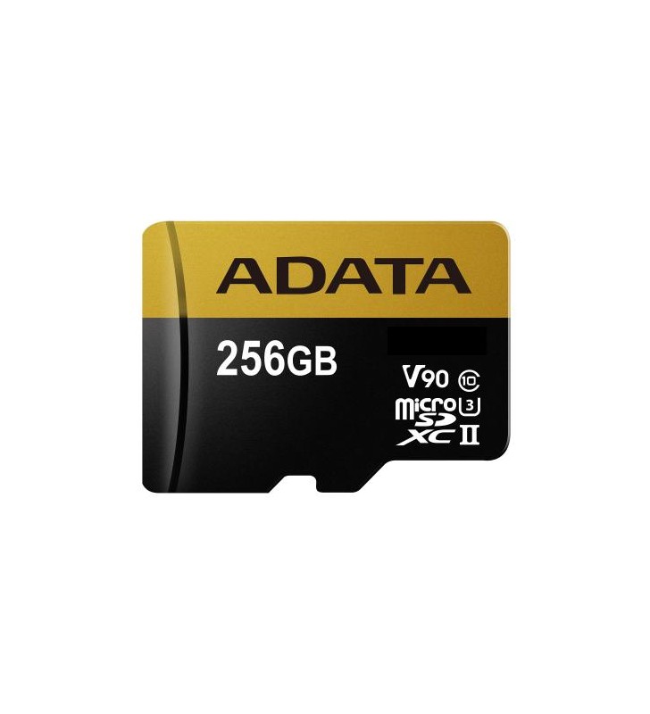 MicroSD CARD Adata 256 GB, SDXC, clasa 10, adaptor, standard UHS-II U3 &amp V90, "AUSDX256GUII3CL10-CA1"