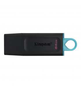 Kingston Technology DataTraveler Exodia memorii flash USB 64 Giga Bites USB Tip-A 3.2 Gen 1 (3.1 Gen 1) Negru