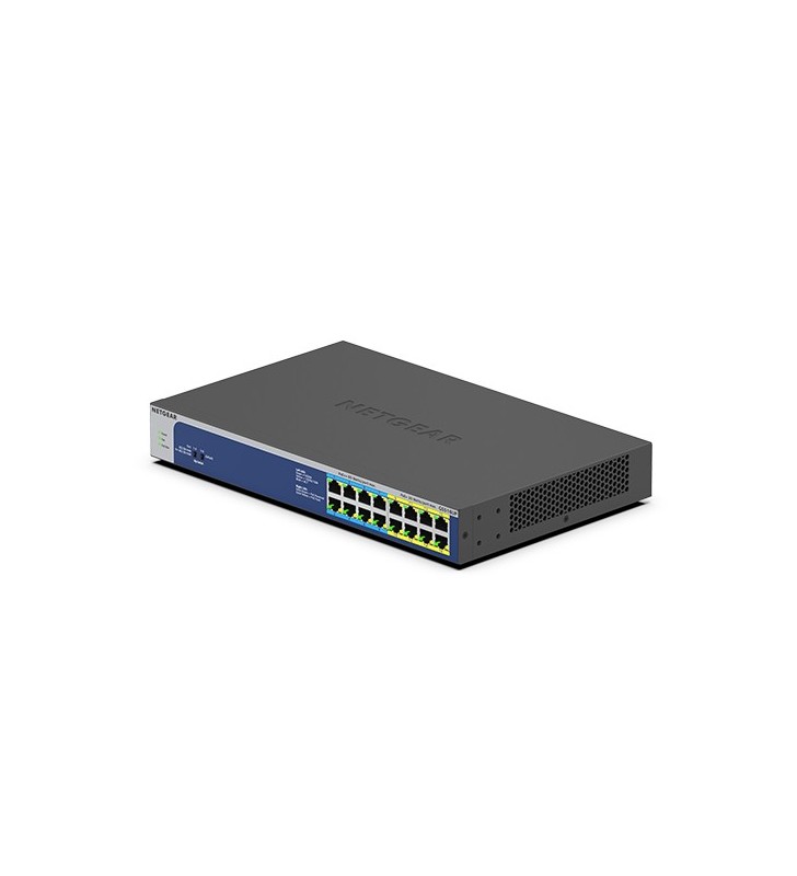 Netgear GS516UP Fara management Gigabit Ethernet (10/100/1000) Gri Power over Ethernet (PoE) Suport
