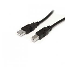 StarTech.com USB2HAB30AC cabluri USB 9 m 2.0 USB A USB B Negru