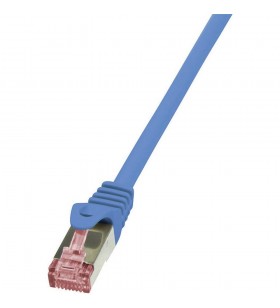 LOGILINK CQ2016S LOGILINK - Patchcord Cablu Cat.6 S/FTP PIMF PrimeLine 0,25m, albastru