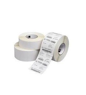 Label, Polyester, 76.2x50.8mm Thermal Transfer, Z-Ultimate 3000T White, Permanent Adhesive, 19mm Core, Perforation and Black Ma