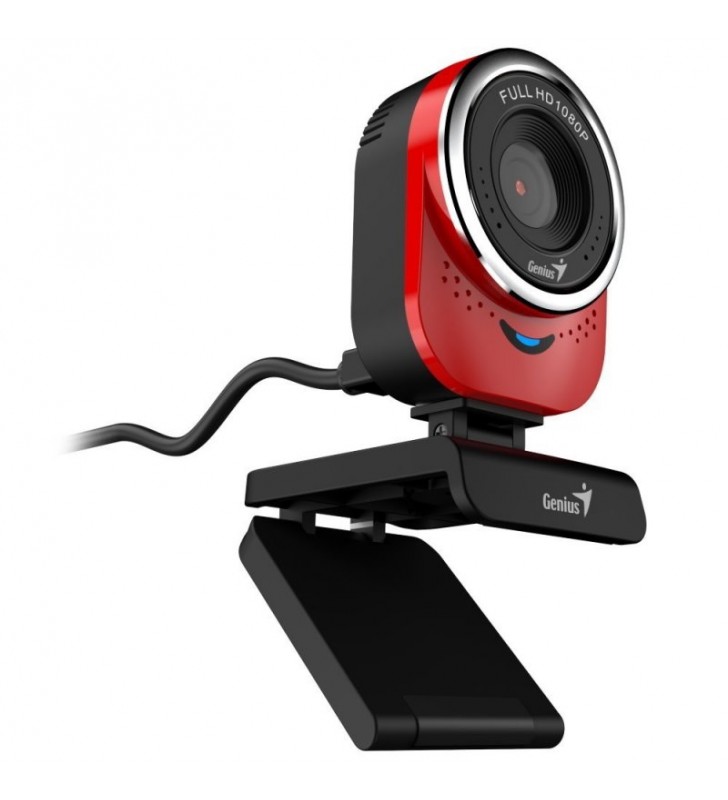CAMERA WEB GENIUS  senzor 1080p Full-HD cu rezolutie video 1920x1080, QCam 6000, microfon, red "32200002401" (include timbru ver