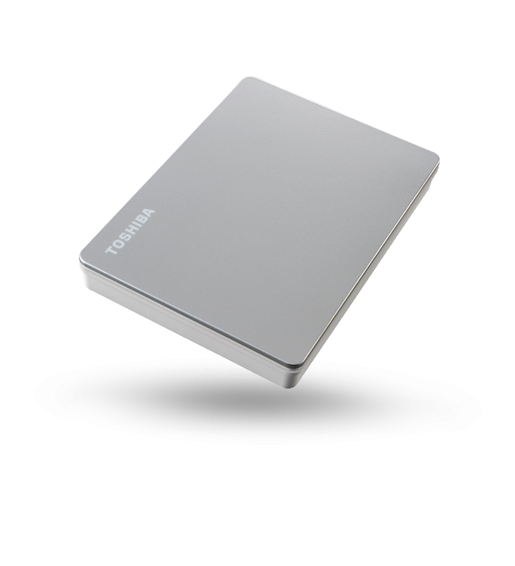 TOSHIBA Canvio Flex 1TB Silver 2.5inch External Hard Drive USB-C