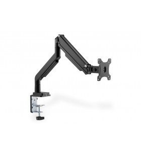DIGITUS Universal Single Monitor Mount with Gas Spring and Clamp Mount