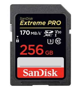 Memory Card SanDisk Extreme PRO SDXC, 256GB, Clasa 10