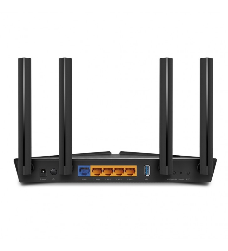 TP-LINK Archer AX50 router wireless Bandă dublă (2.4 GHz/ 5 GHz) Gigabit Ethernet Negru
