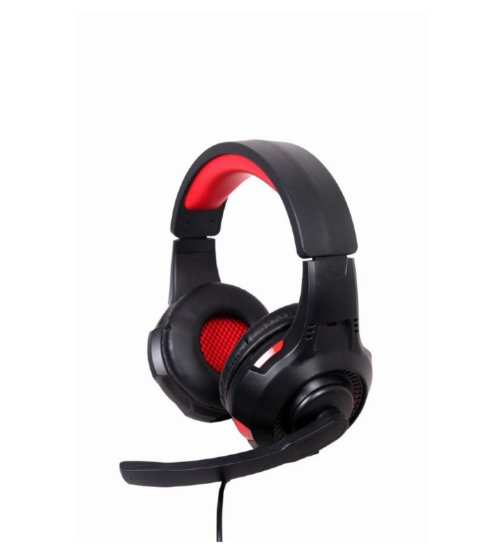 GEMBIRD GHS-U-5.1-01 Gembird Gaming microphone & stereo headphones with volume control, glossy black