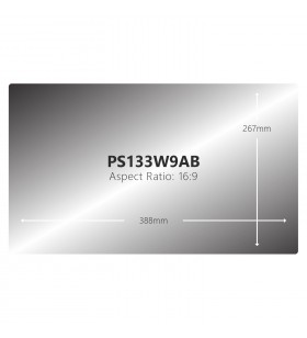 V7 PS133W9AB filtre de protecție pentru monitor Filtru confidențialitate ecran fără cadru 33,8 cm (13.3")