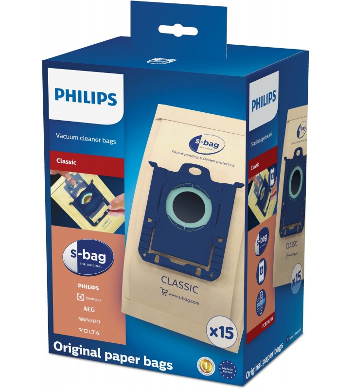 Philips s-bag 15 saci de praf Saci de aspiratoare