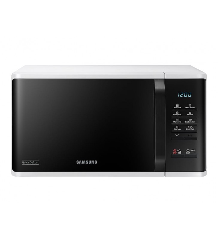 Cuptor cu microunde Samsung solo, 800W, Quick Defrost, 23 L, alb