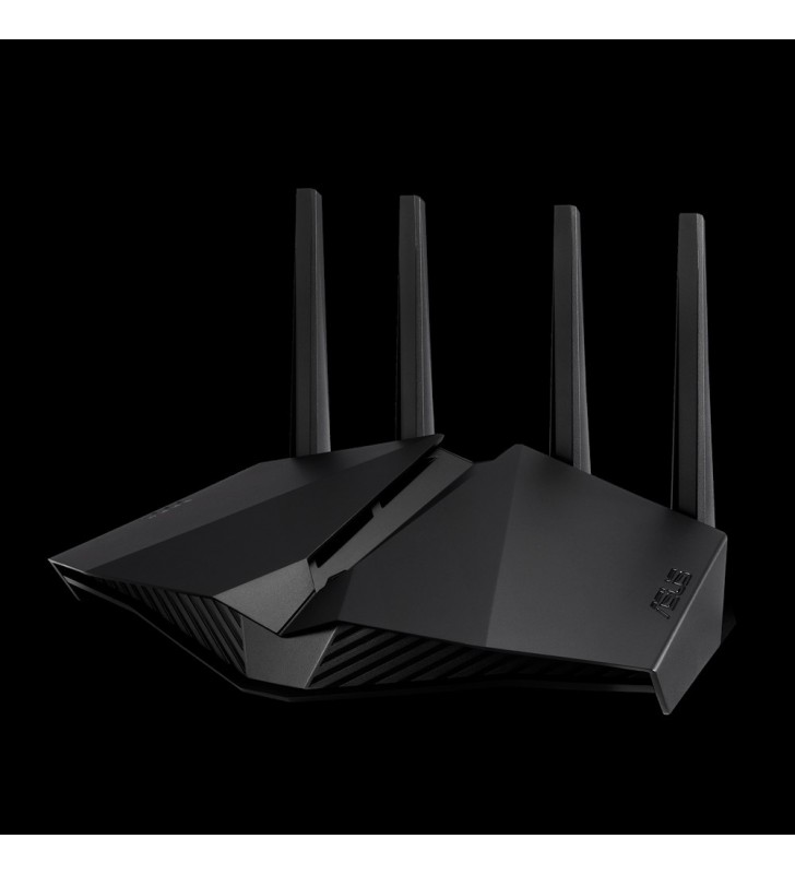 ASUS RT-AX82U router wireless Bandă dublă (2.4 GHz/ 5 GHz) Gigabit Ethernet Negru