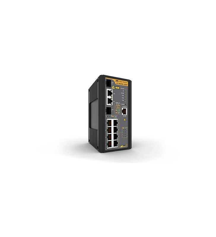 Allied Telesis AT-IS230-10GP-80 Gestionate L2 Gigabit Ethernet (10/100/1000) Negru Power over Ethernet (PoE) Suport