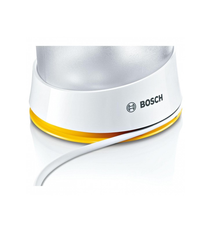 Storcator de citrice Bosch, 25 W, 0.8 L,pornire/oprire automata, Alb