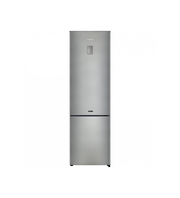 Combina frigorifica Daewoo, clasa energetica A++, capacitate neta 362 litri, No frost, iluminare LED, inox