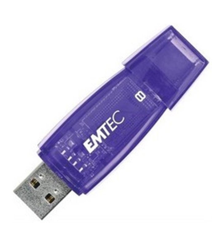 MEMORY DRIVE FLASH USB2 8GB/C410 VIOLET ECMMD8GC410 EMTEC