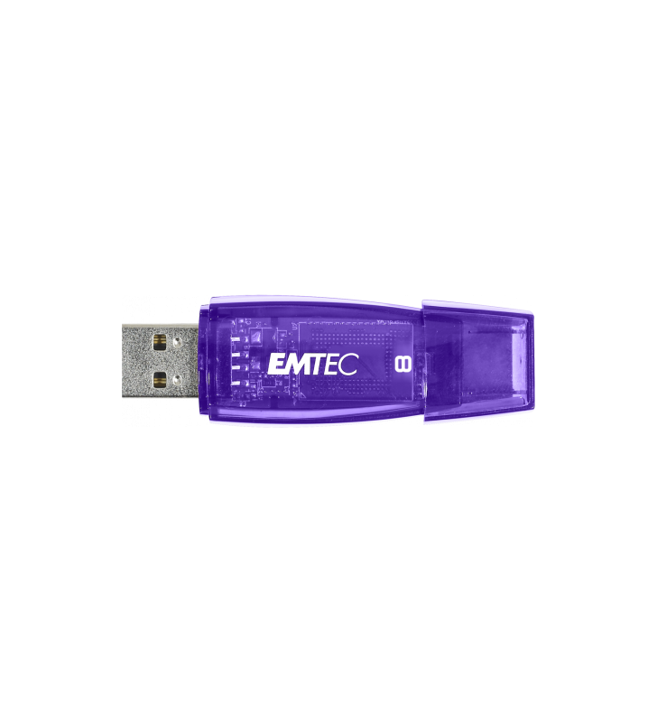 MEMORY DRIVE FLASH USB2 8GB/C410 VIOLET ECMMD8GC410 EMTEC