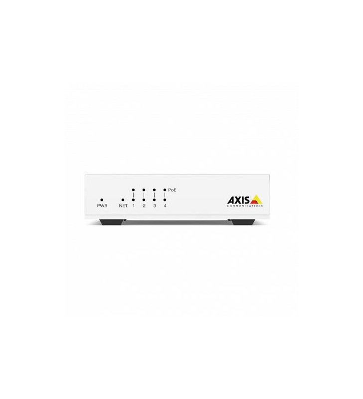 AXIS D8004 UNMANGED POE SWITCH/4CHANNEL 10/100 MBPS POE+ SWITCH