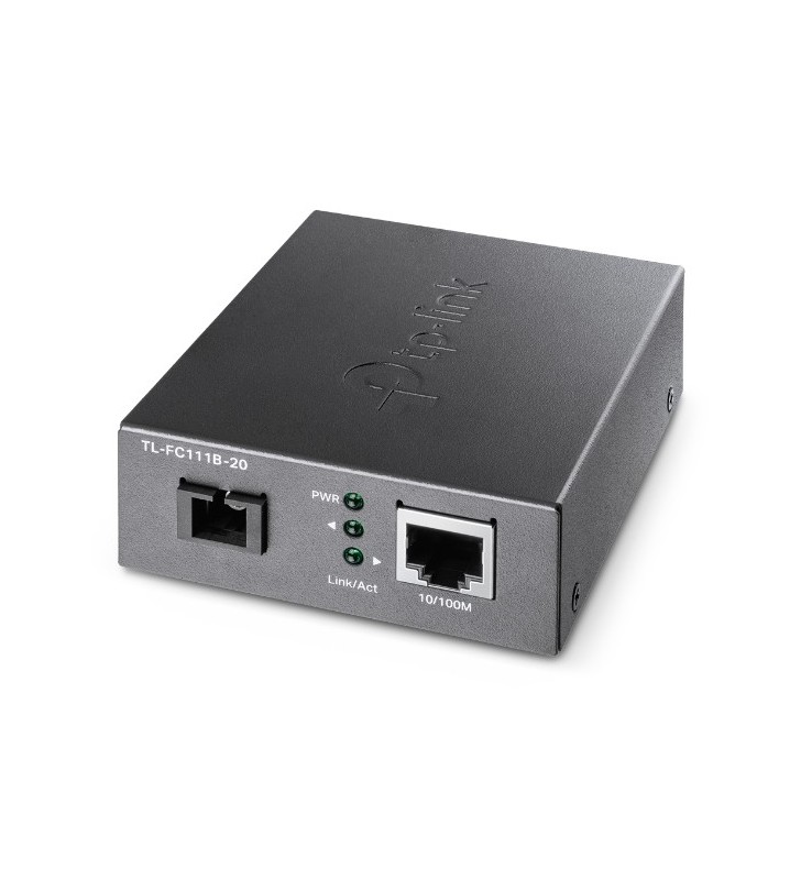TP-LINK TL-FC111B-20 convertoare media pentru rețea 100 Mbit/s Monomodală Negru
