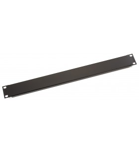 Blank Panel Black 19" 1U for empty cabinet space