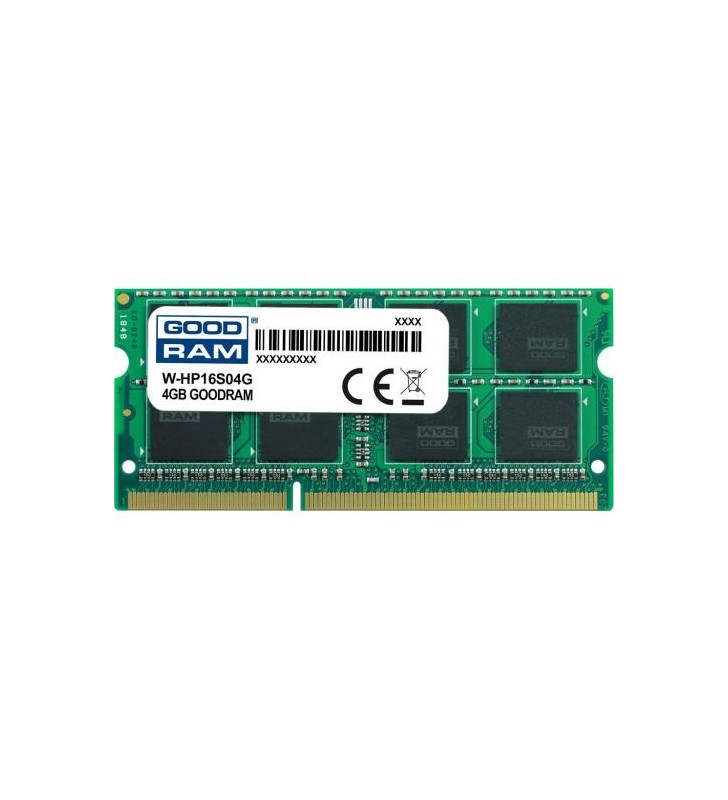 GOODRAM W-HP16S04G GOODRAM DDR3 SODIMM 4GB 1600MHz CL11 HP