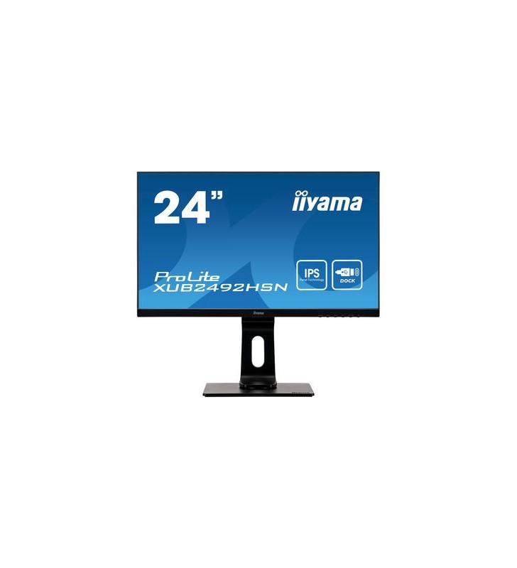 iiyama ProLite XUB2492HSN-B1 monitoare LCD 60,5 cm (23.8") 1920 x 1080 Pixel Full HD LED Negru