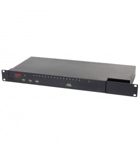 APC KVM1116R switch-uri pentru tastatură, mouse și monitor (KVM) Raft pentru montat echipamente Negru