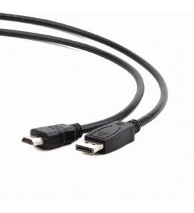 CABLU video SPACER, adaptor DisplayPort (T) la HDMI (T),4K, 3m, negru, "SPC-DP-HDMI-3M"
