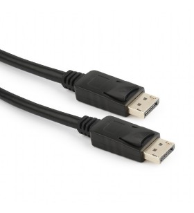 CABLU video SPACER, DisplayPort (T) la DisplayPort (T), 1.8m, rezolutie maxima 4K (3840 x 2160) la 60 Hz, negru, "SPC-DP2-6"