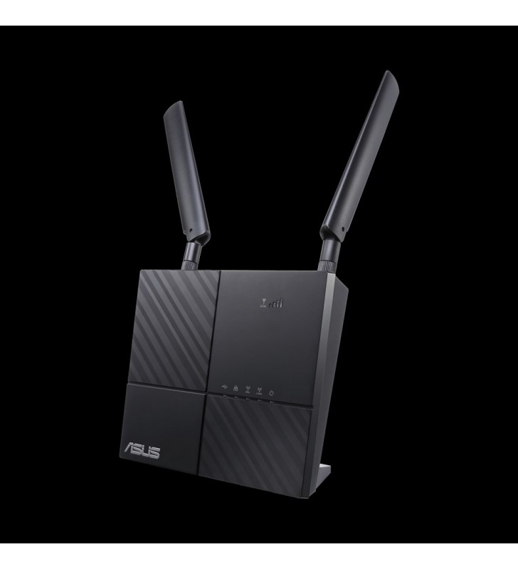 ASUS 4G-AC53U router wireless Bandă dublă (2.4 GHz/ 5 GHz) Gigabit Ethernet 3G Negru