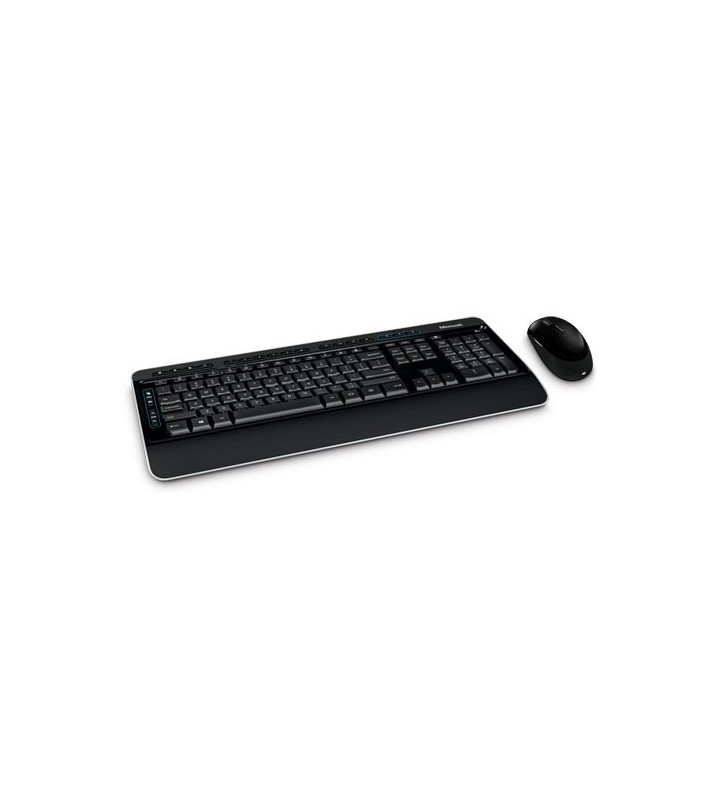 Microsoft Wireless Desktop 3050 tastaturi RF fără fir Poloneză Negru