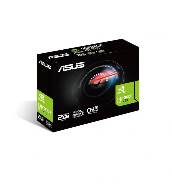 Placa video ASUS NVIDIA GeForce GT 710, 2GB GDDR5, 64bit, GT710-4H-SL-2GD5