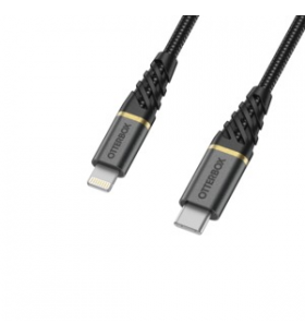 OTTERBOX PREMIUM CABLE USB/CLIGHTNING 1M USBPD BLACK
