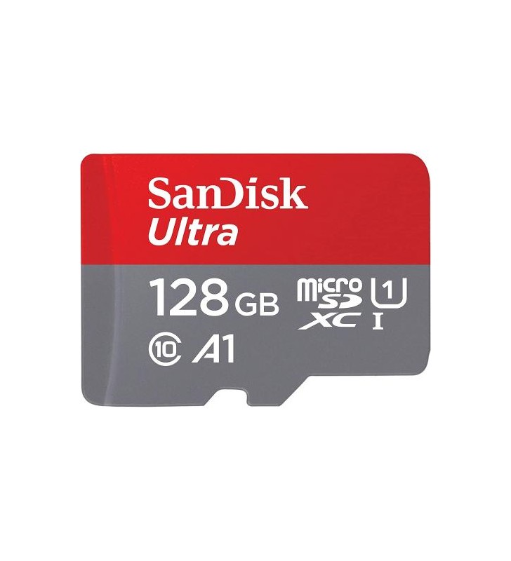 SANDISK ULTRA microSDXC 128GB 120MB/s A1 Cl.10 UHS-I + ADAPTER