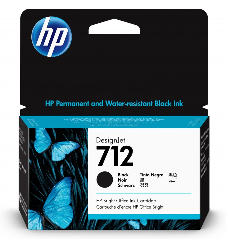 HP 712 1 buc. Original Productivitate Standard Negru