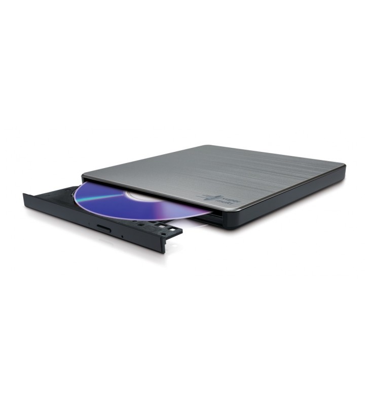 Hitachi-LG Slim Portable DVD-Writer unități optice DVD±RW Argint