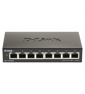 D-Link DGS-1100-08V2 switch-uri Gestionate Gigabit Ethernet (10/100/1000) Negru