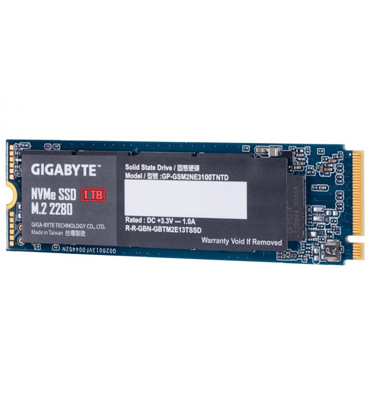 Gigabyte GP-GSM2NE3100TNTD unități SSD M.2 1000 Giga Bites PCI Express 3.0 NVMe