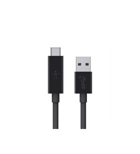 Belkin USB-A - USB-C, 0.9m cabluri USB 0,9 m USB 3.2 Gen 2 (3.1 Gen 2) USB A USB C Negru