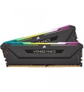 CORSAIR DDR4 32GB 2x16GB 3200MHz DIMM CL16 VENGEANCE RGB Pro SL Black 1.35V for AMD Ryzen XMP 2.0