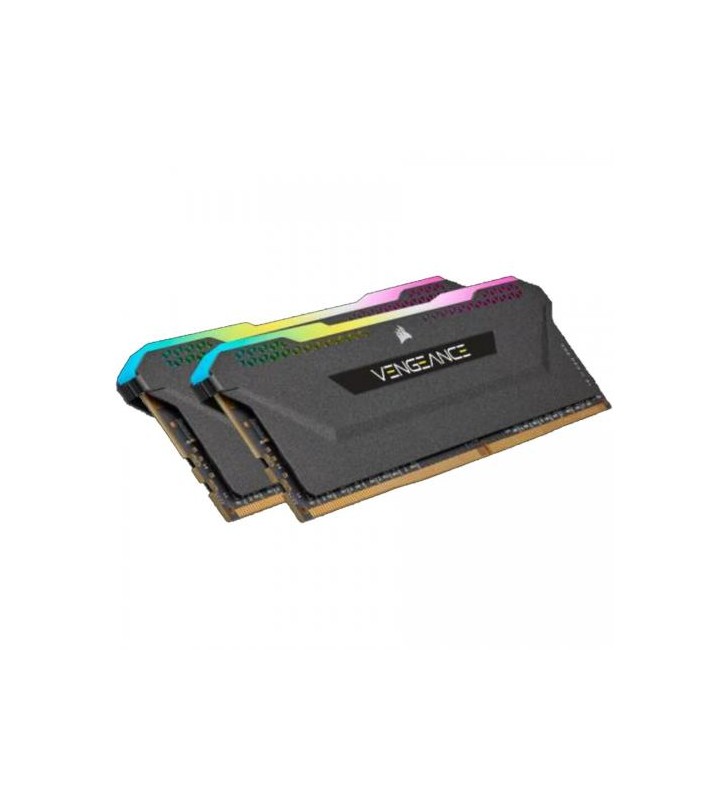 CORSAIR DDR4 32GB 2x16GB 3600MHz DIMM CL18 VENGEANCE RGB PRO SL Black 1.35V XMP 2.0